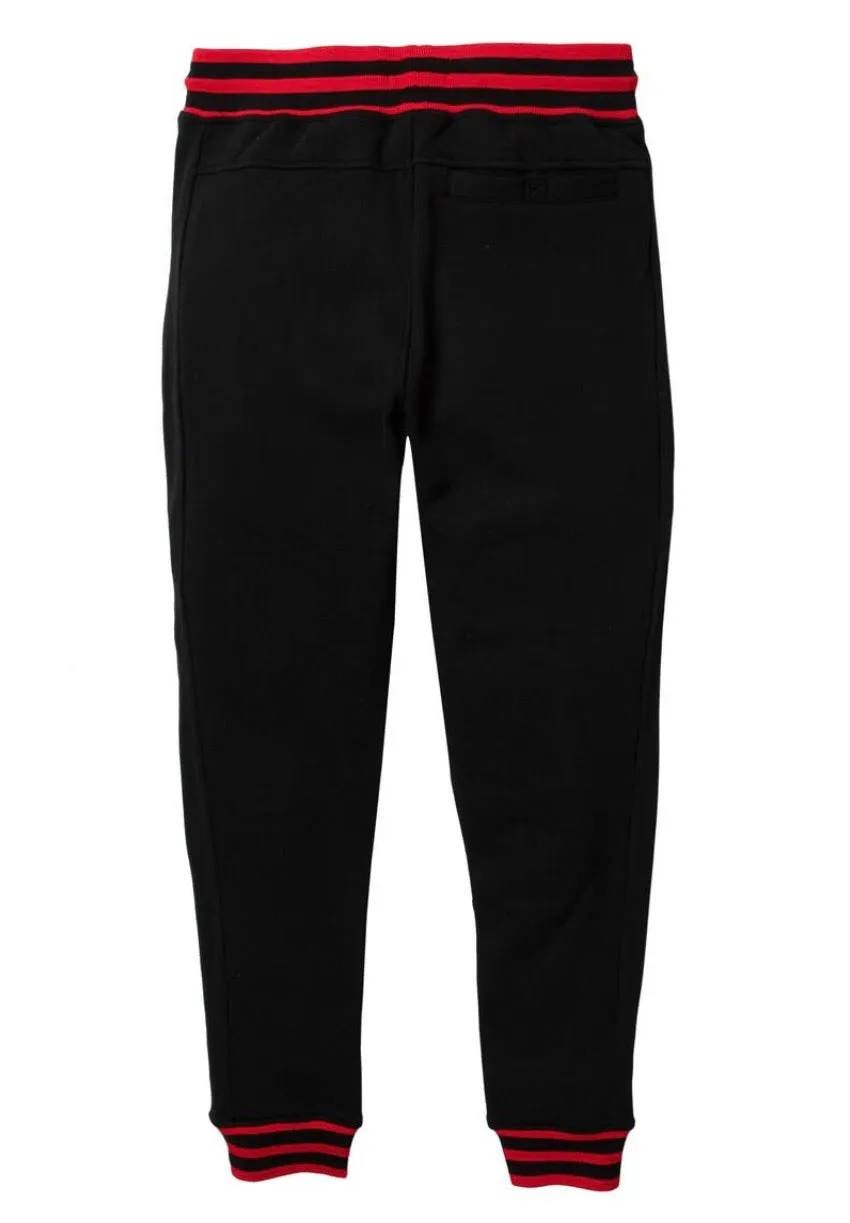 Born Fly-Storm Fleece Sweatpants-Black
