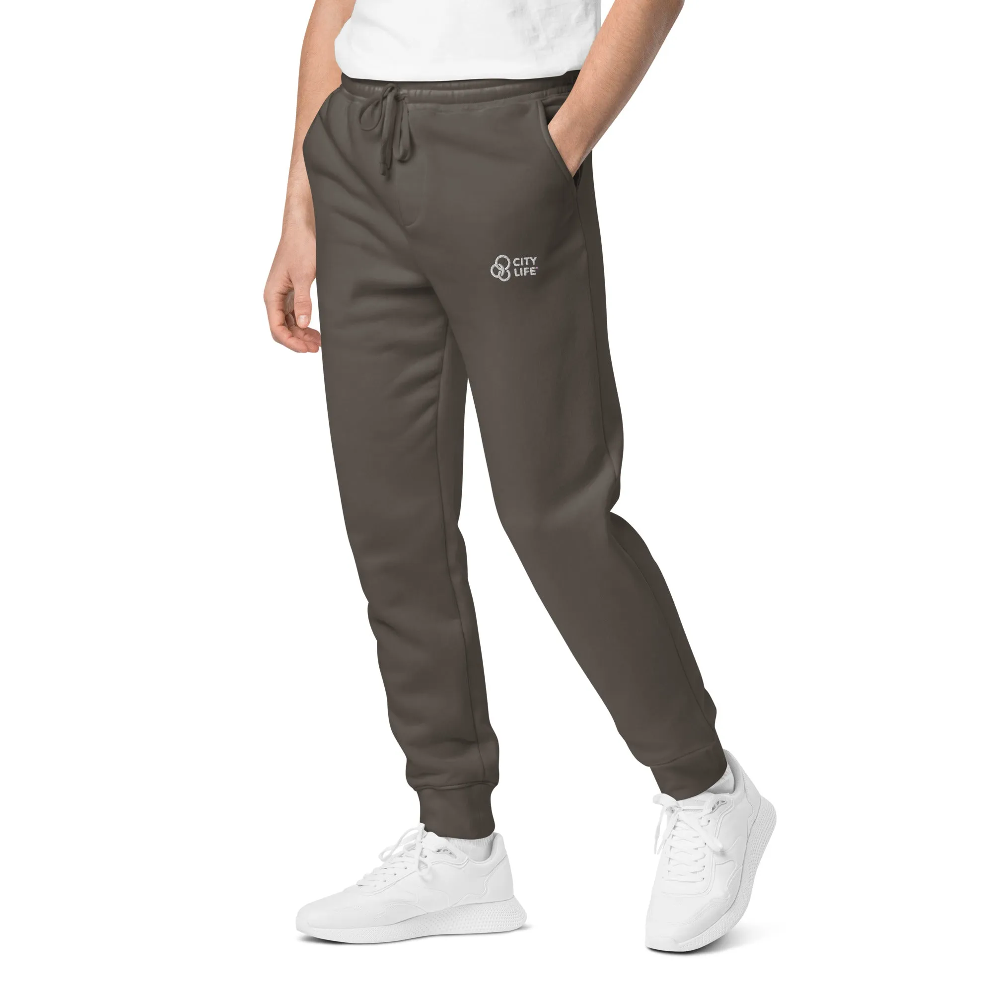City Life Unisex pigment-dyed sweatpants