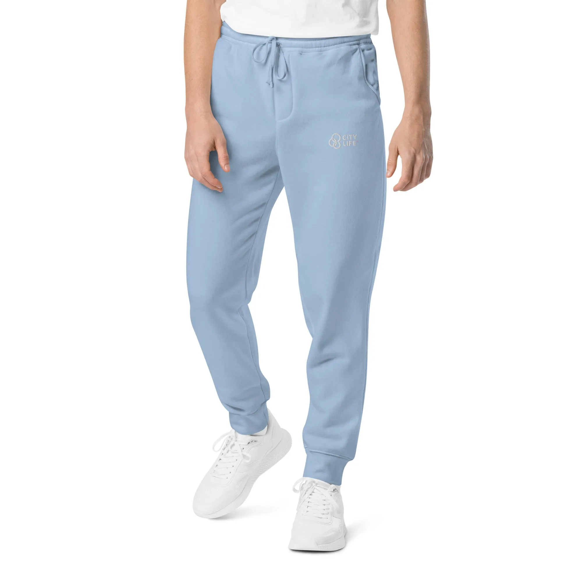 City Life Unisex pigment-dyed sweatpants