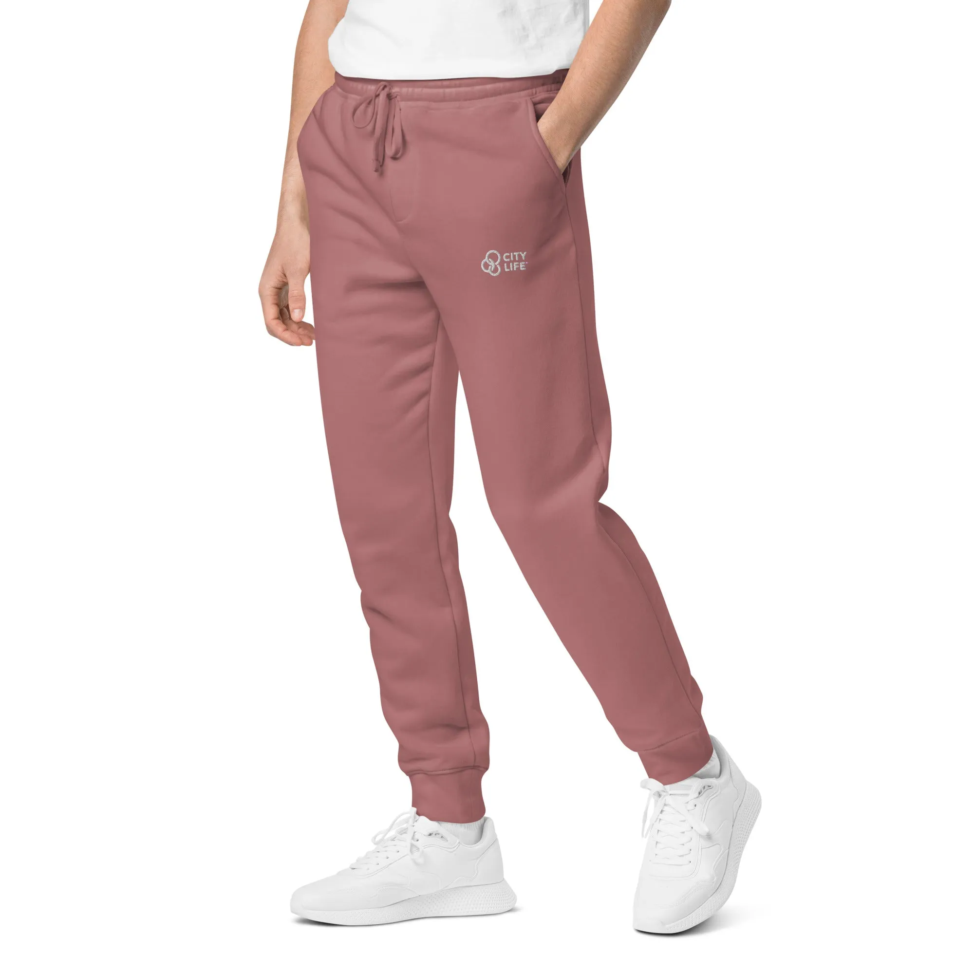 City Life Unisex pigment-dyed sweatpants