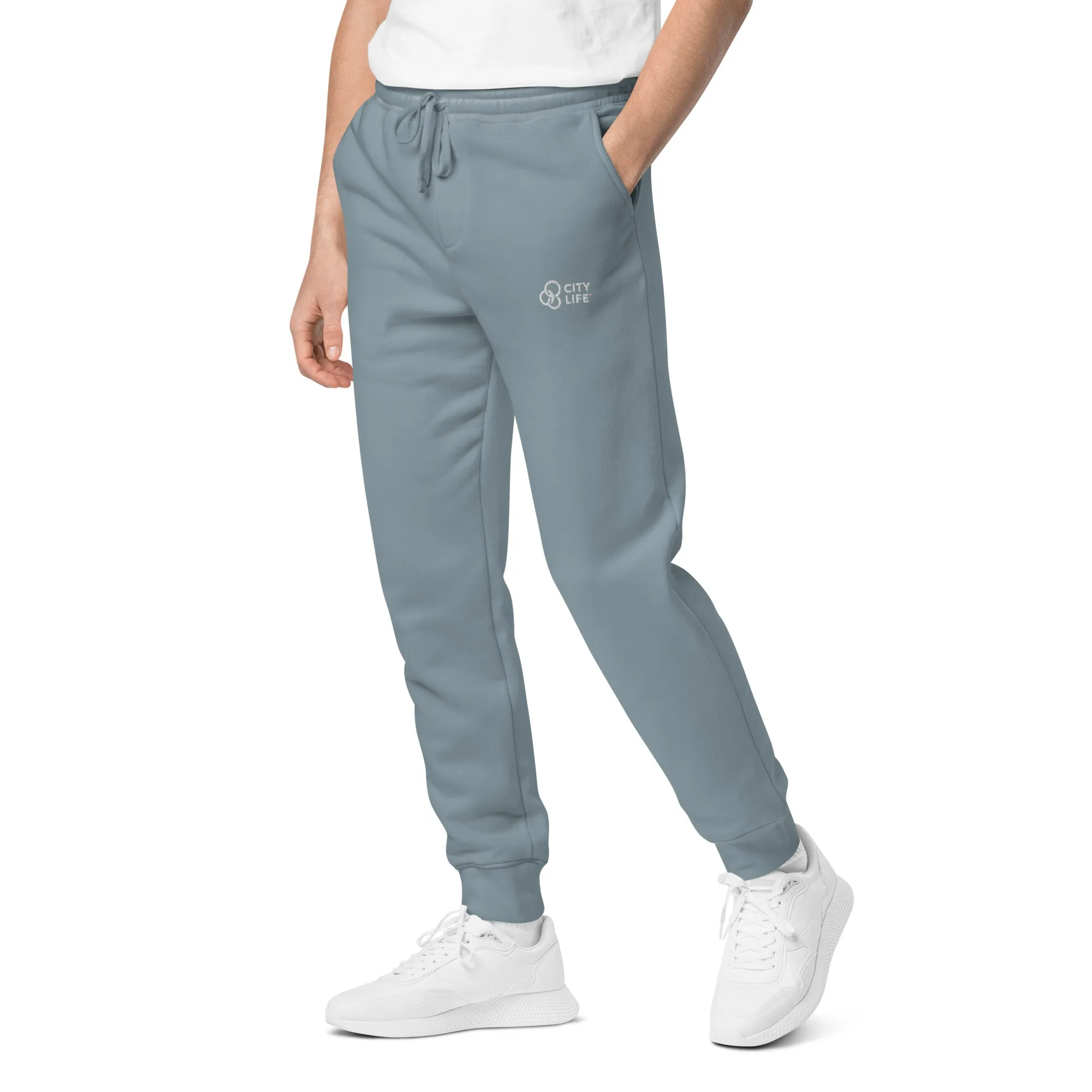 City Life Unisex pigment-dyed sweatpants