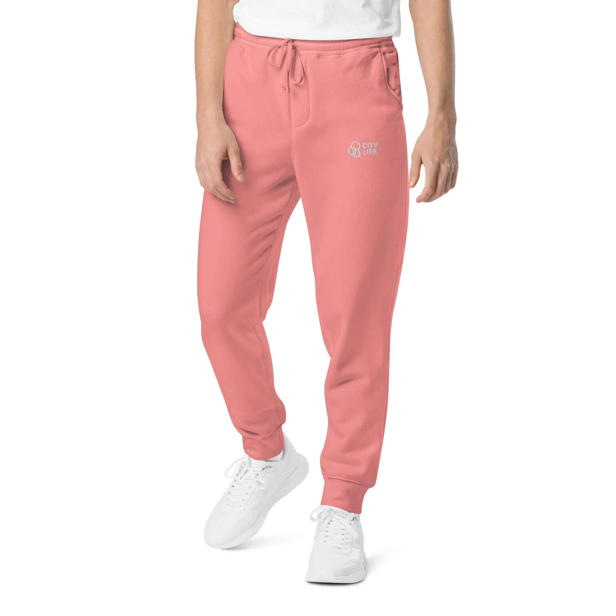 City Life Unisex pigment-dyed sweatpants