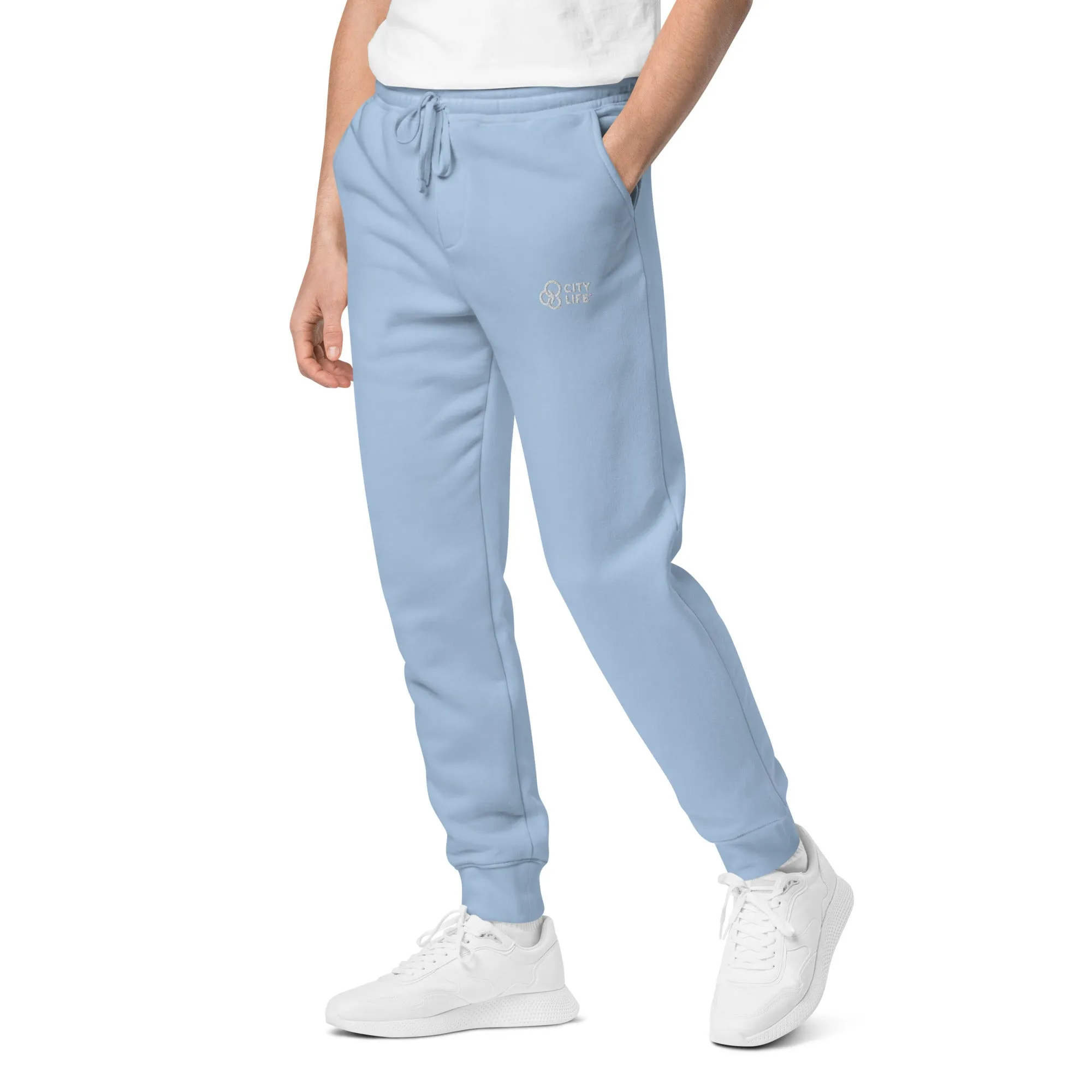 City Life Unisex pigment-dyed sweatpants