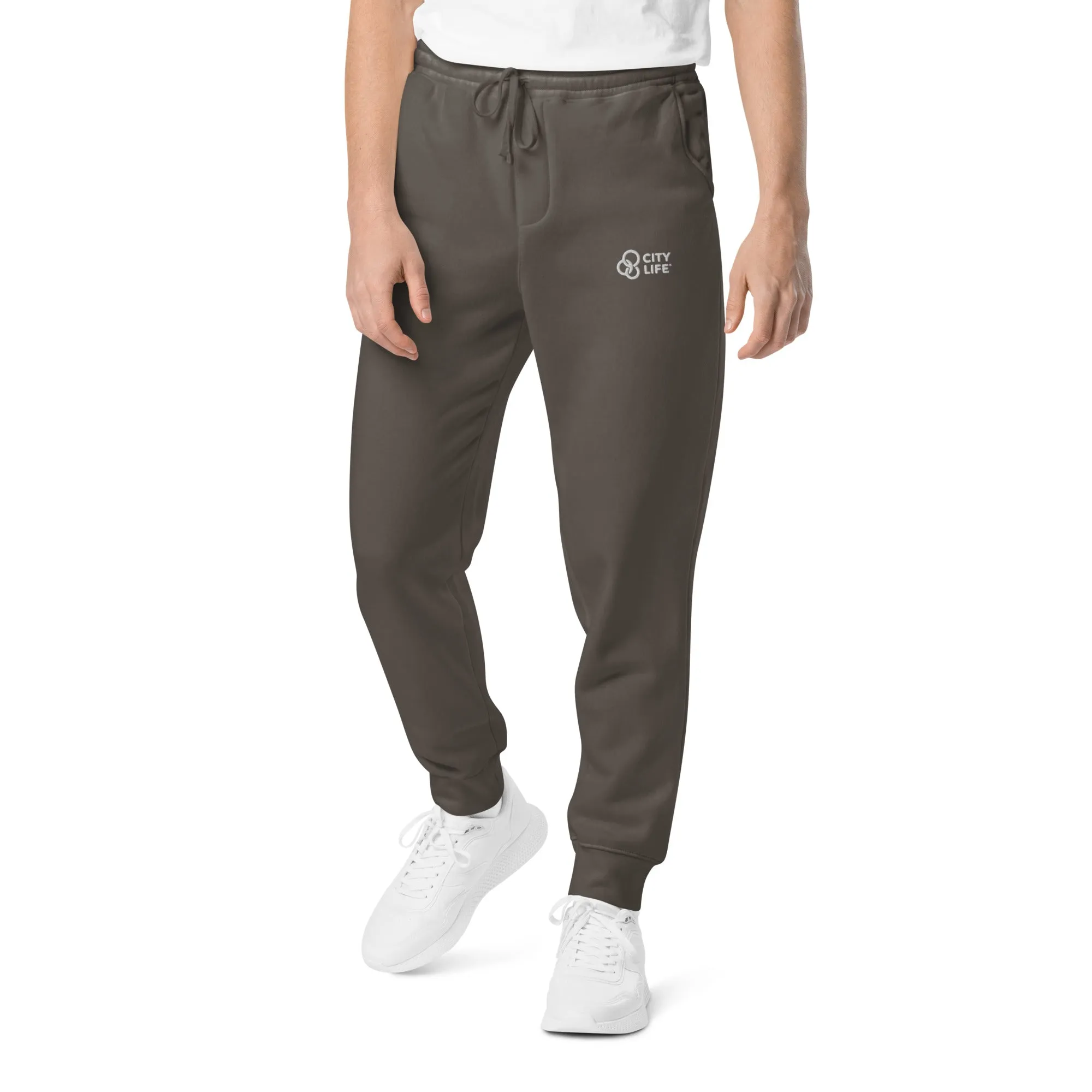 City Life Unisex pigment-dyed sweatpants