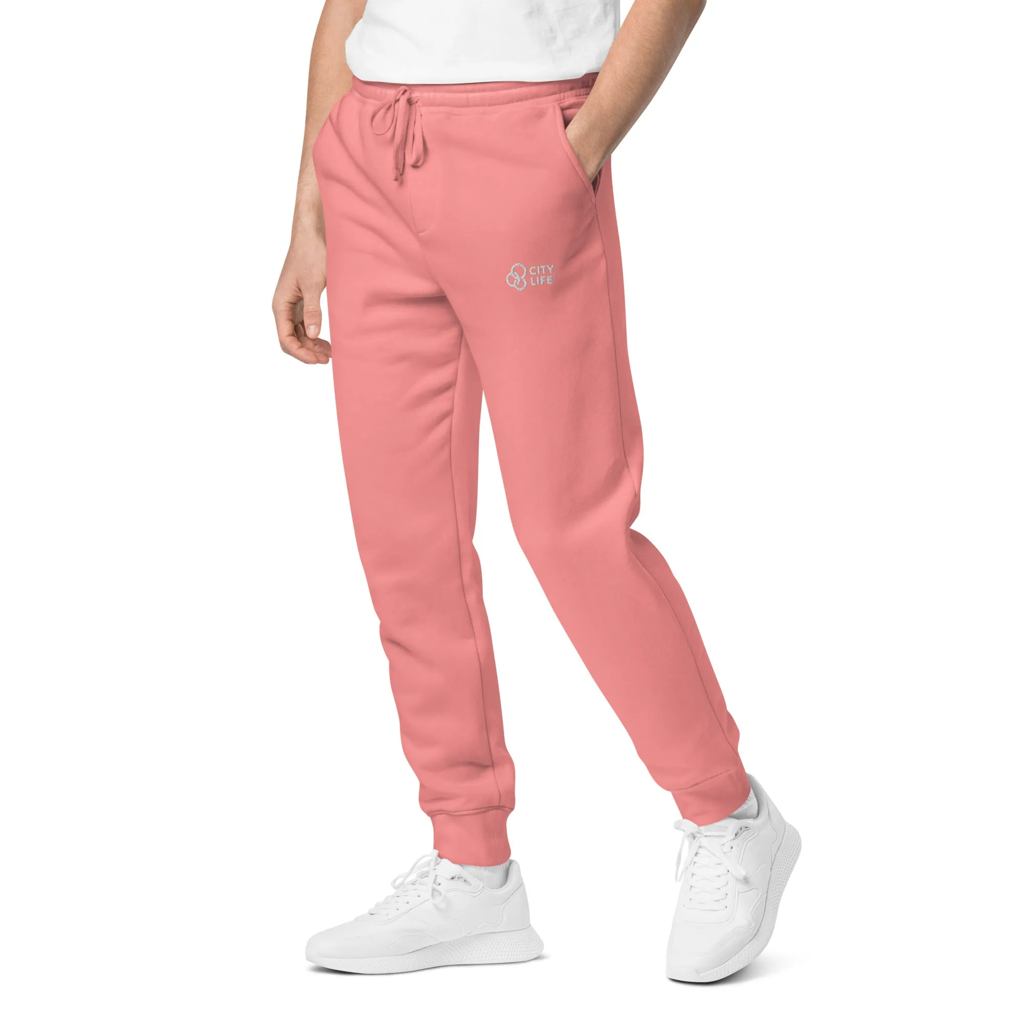 City Life Unisex pigment-dyed sweatpants