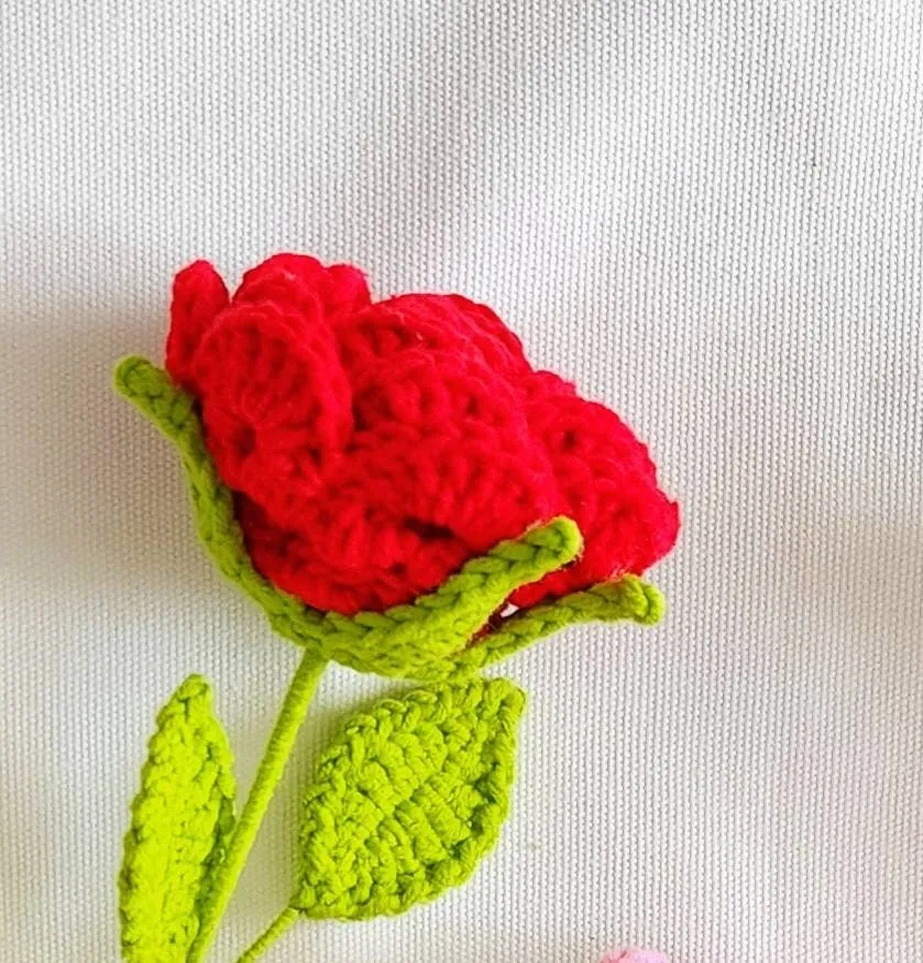 Crochet David Austin Rose
