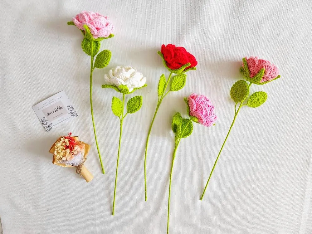 Crochet David Austin Rose
