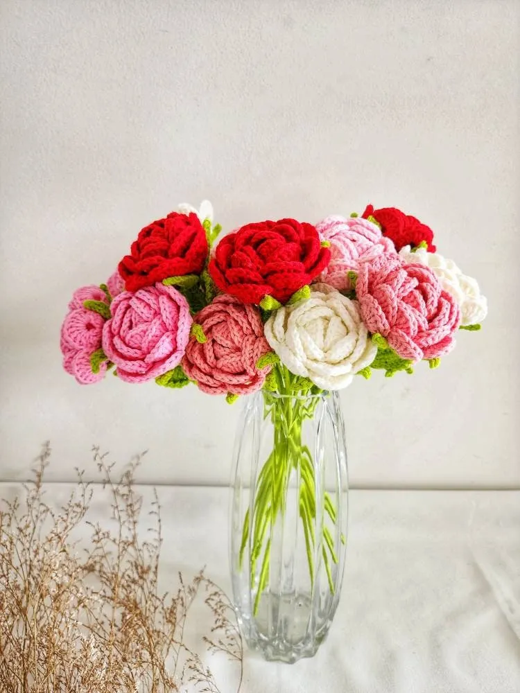 Crochet David Austin Rose