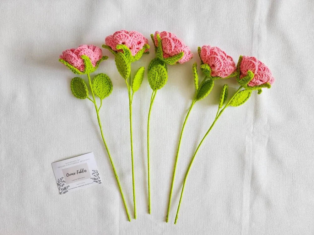 Crochet David Austin Rose
