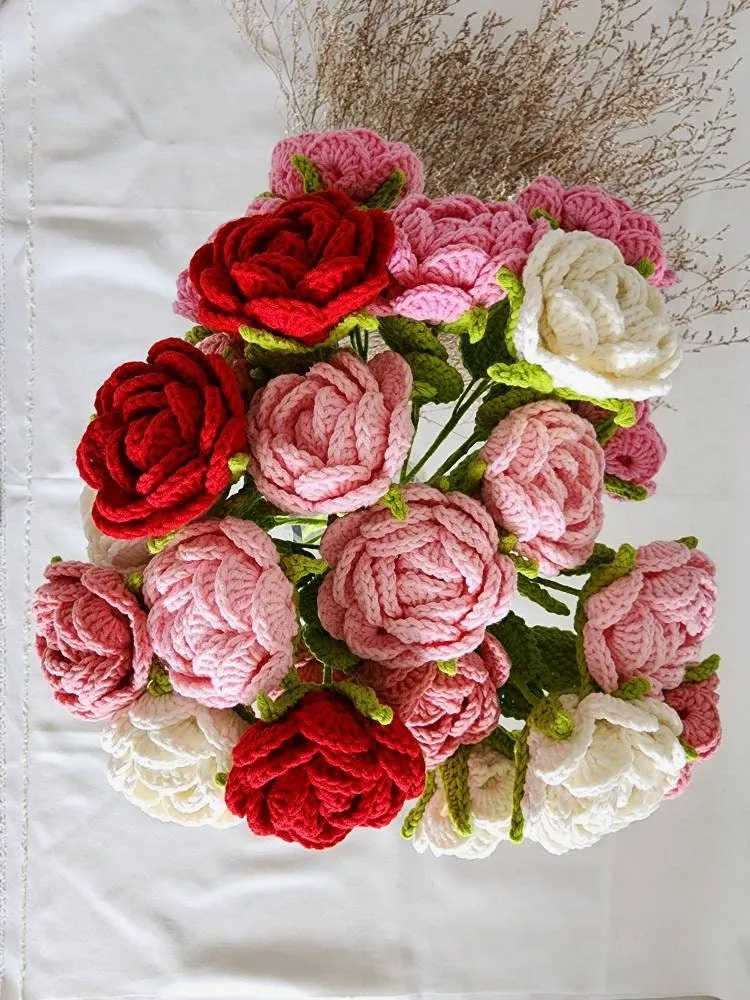 Crochet David Austin Rose