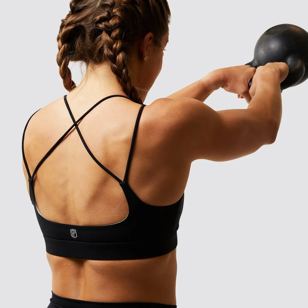 Exhale Sports Bra (Black)