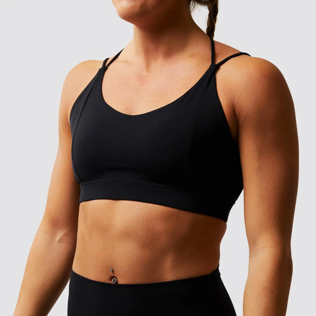Exhale Sports Bra (Black)