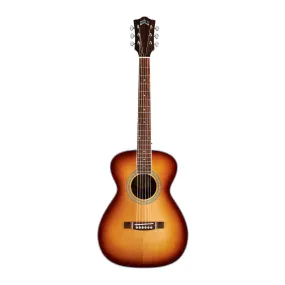 Guild M-260E Deluxe Concert Acoustic Guitar (Edge Burst)