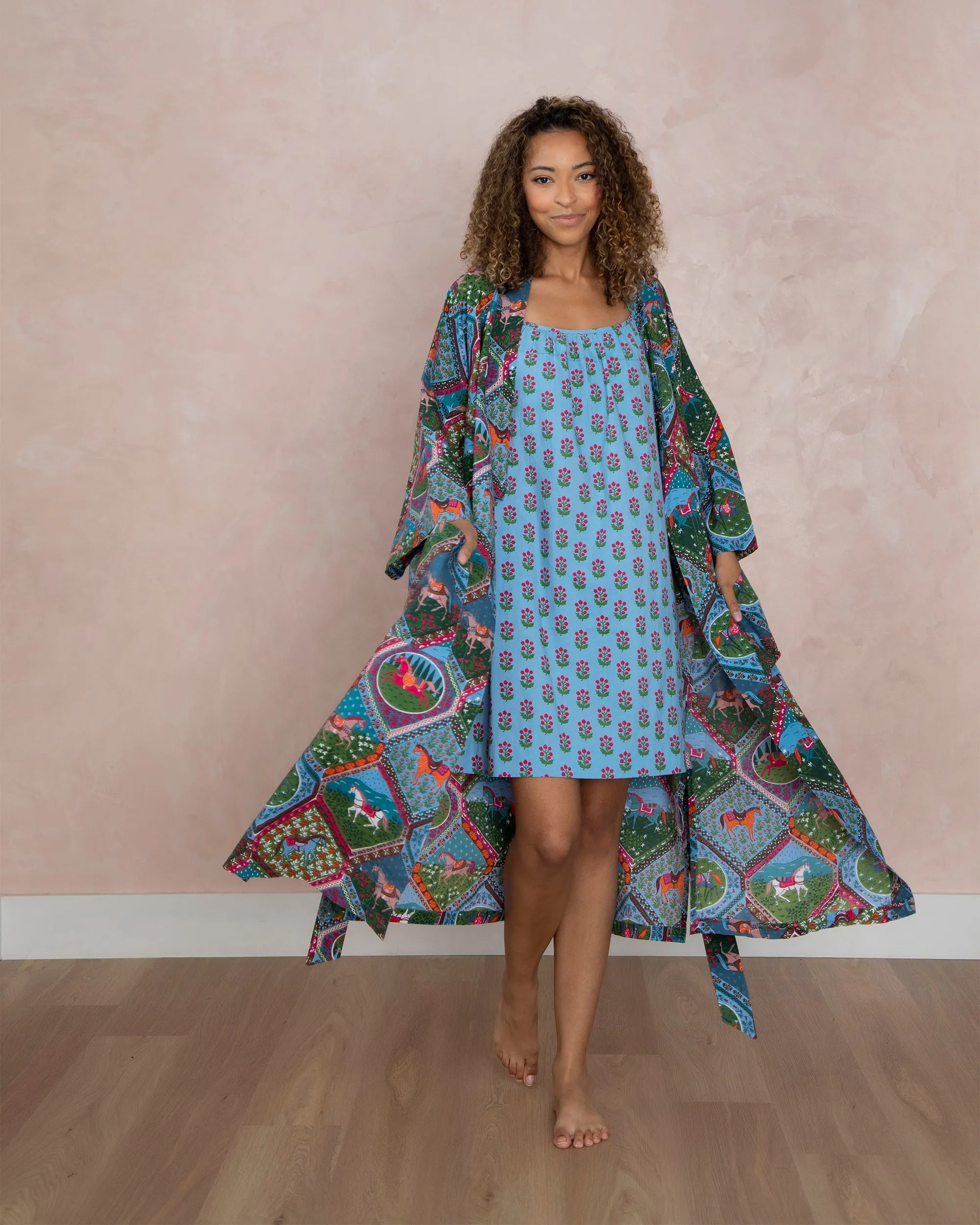 High Horse - Robe - Blush Denim