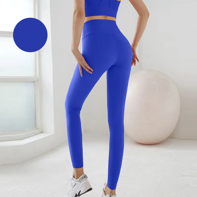 High Waist Naked feeling Leggings Push Up Sport Women Fitness Running Yoga Pants