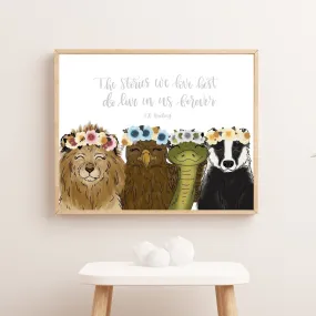House Animals Art Print