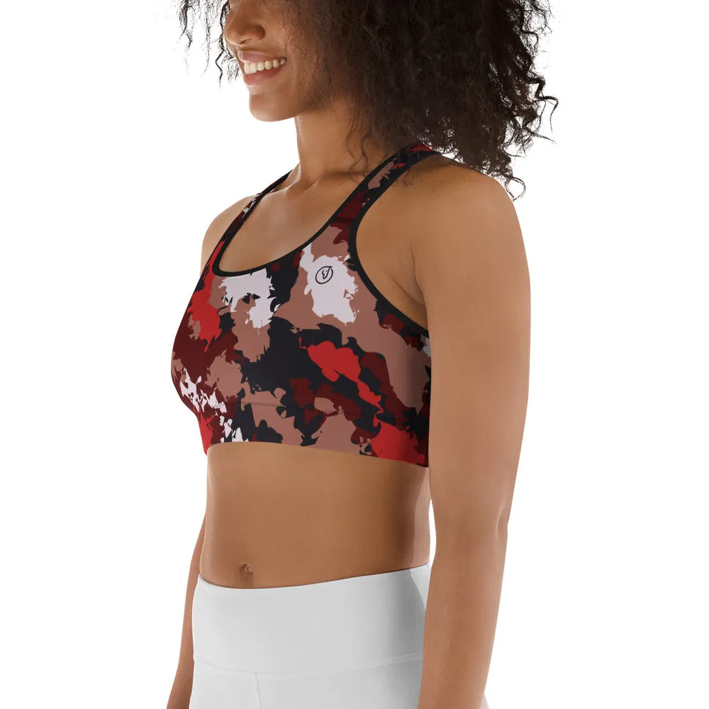 Humble Sportswear™ Trinity Red Dri-Fit Sports Bra