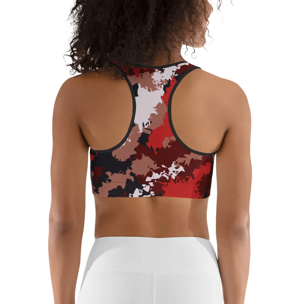 Humble Sportswear™ Trinity Red Dri-Fit Sports Bra