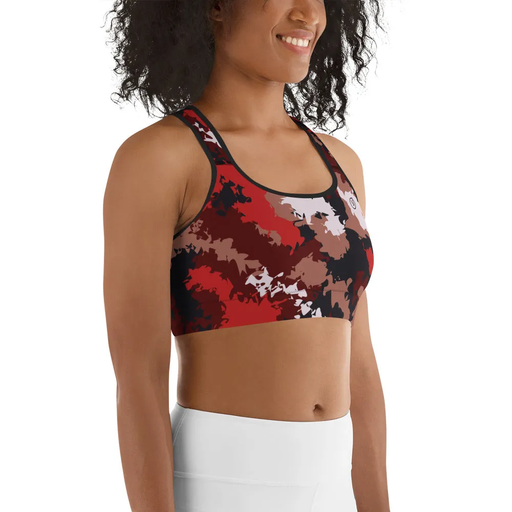 Humble Sportswear™ Trinity Red Dri-Fit Sports Bra