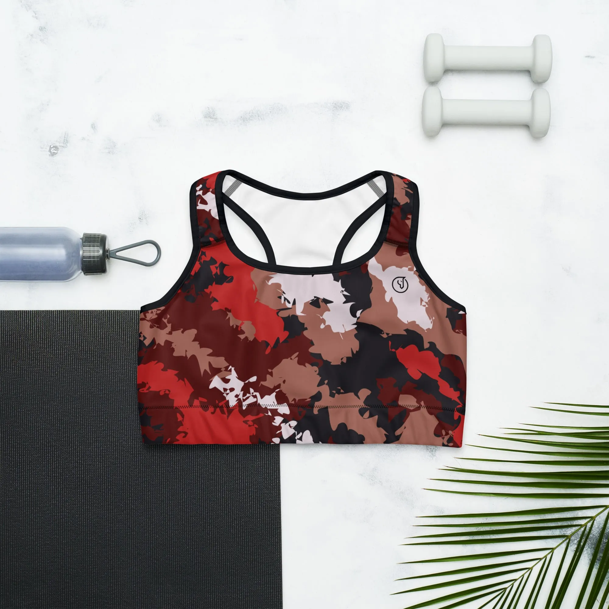 Humble Sportswear™ Trinity Red Dri-Fit Sports Bra