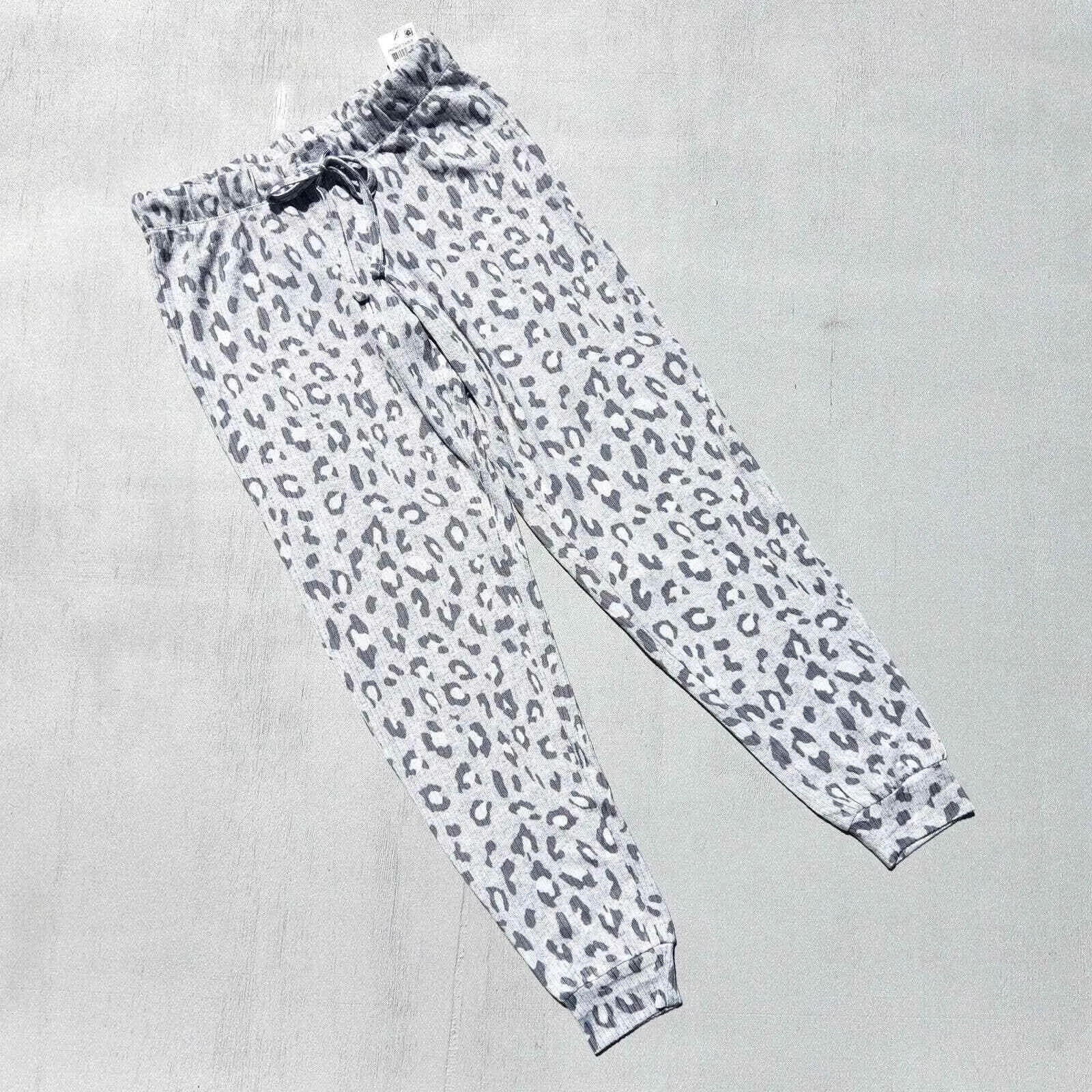 Jenni Ribbed Pajama Jogger Pants, Size Small