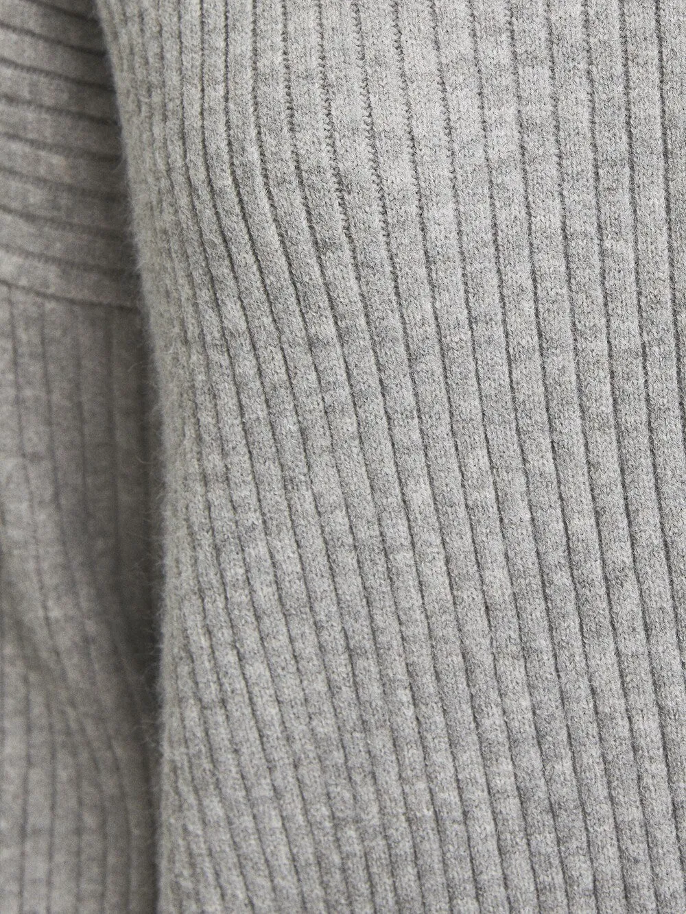 Knitted dress Bershka, gray