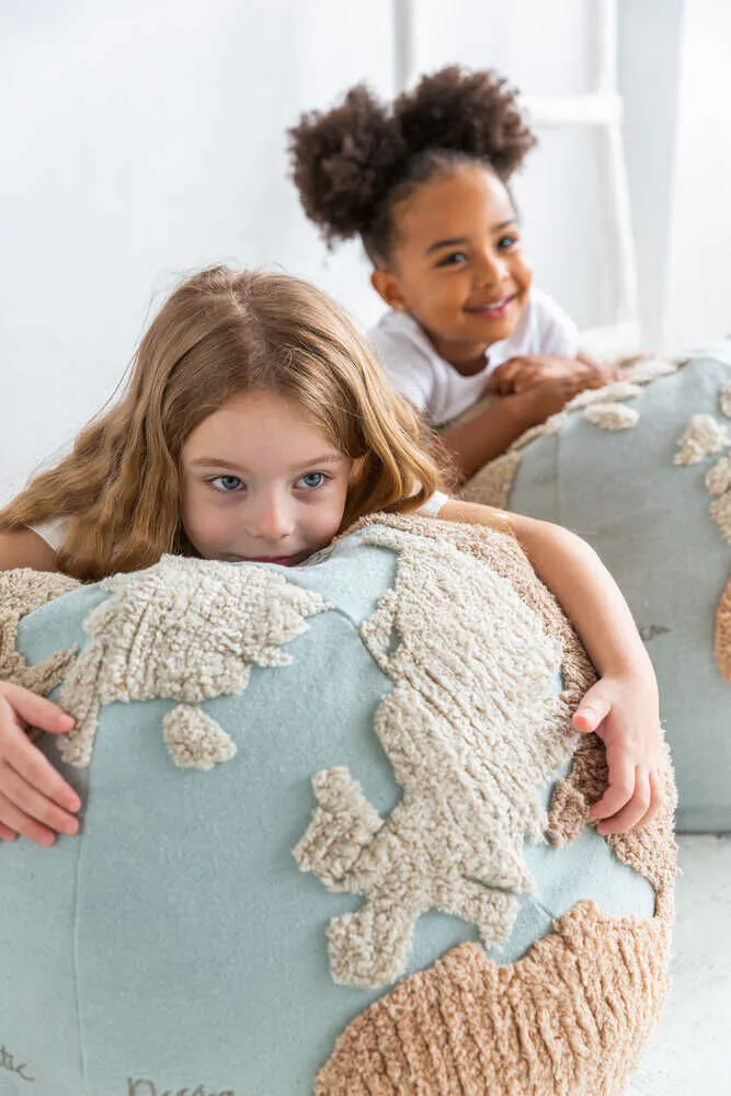 Lorena Canals Pouf World Map