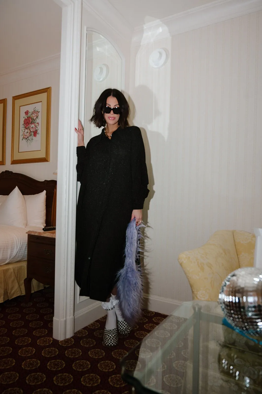 New Romantics Oversized Dress in Disco Sparkle