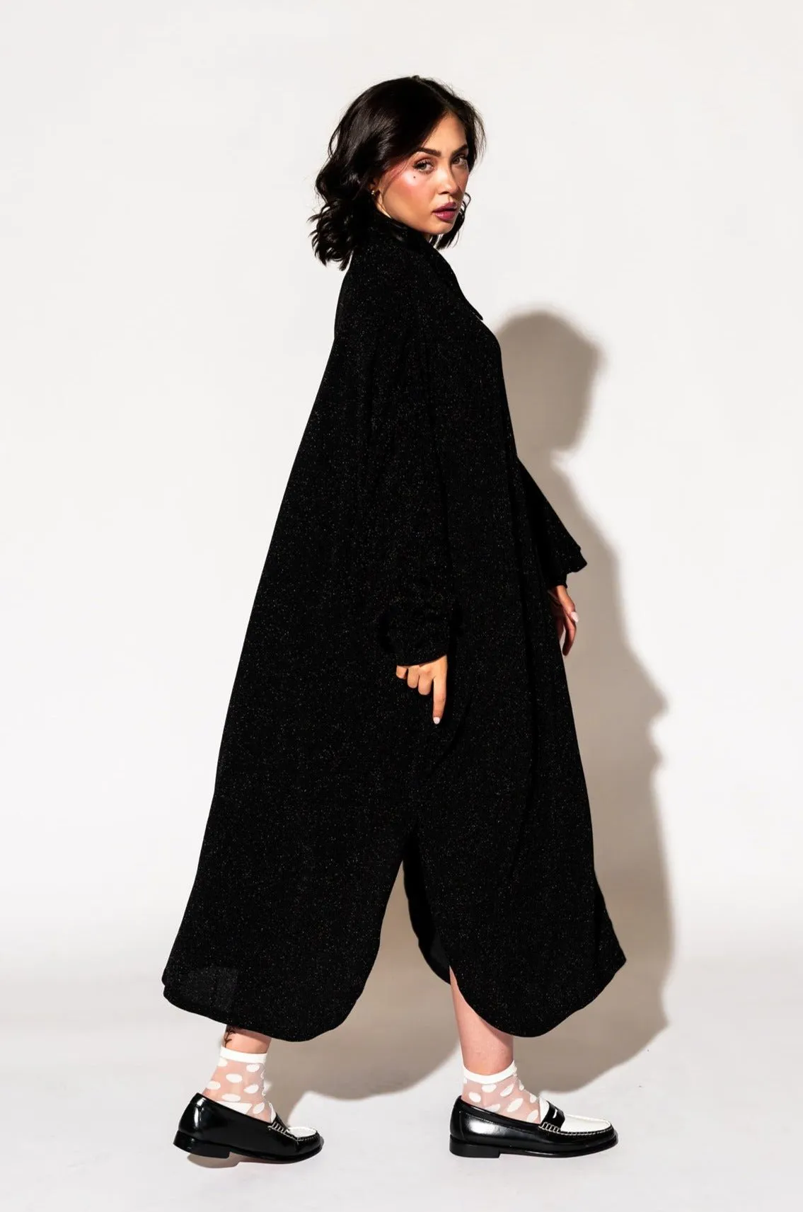 New Romantics Oversized Dress in Disco Sparkle