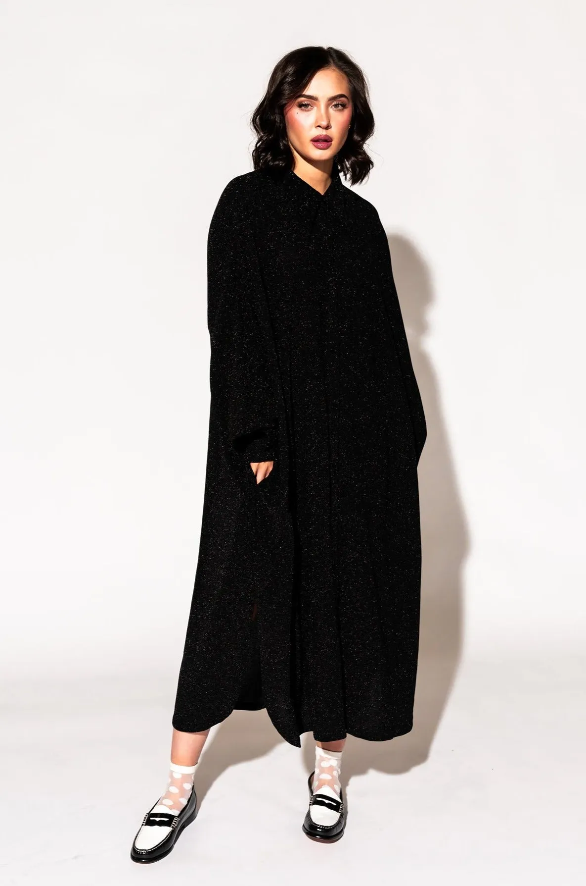 New Romantics Oversized Dress in Disco Sparkle