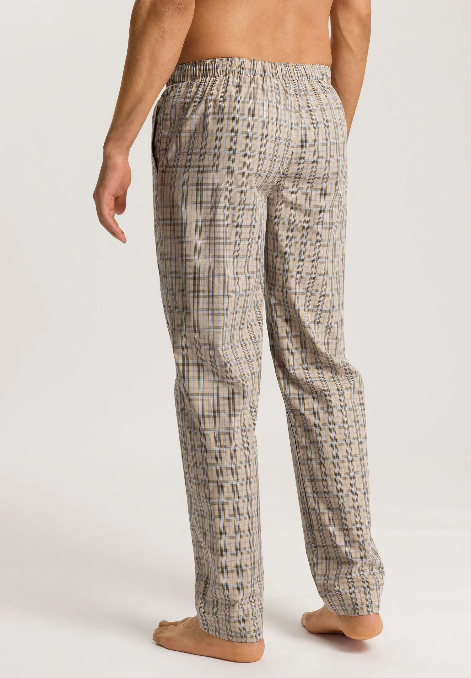 Night And Day Cotton Woven Pajama Pants | Amber Check 75114-2887