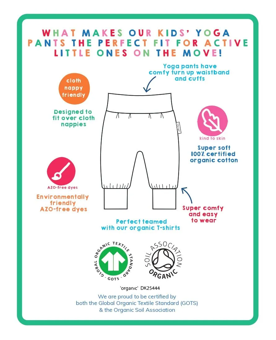 Organic Kitten Print Yoga Pants