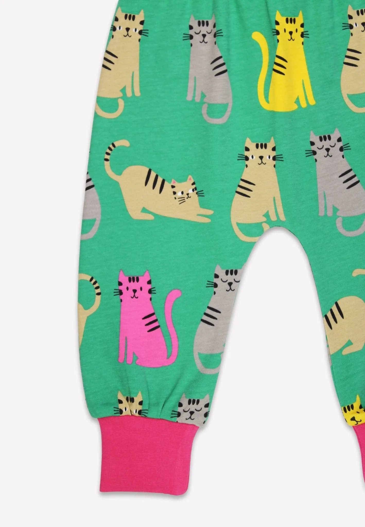 Organic Kitten Print Yoga Pants