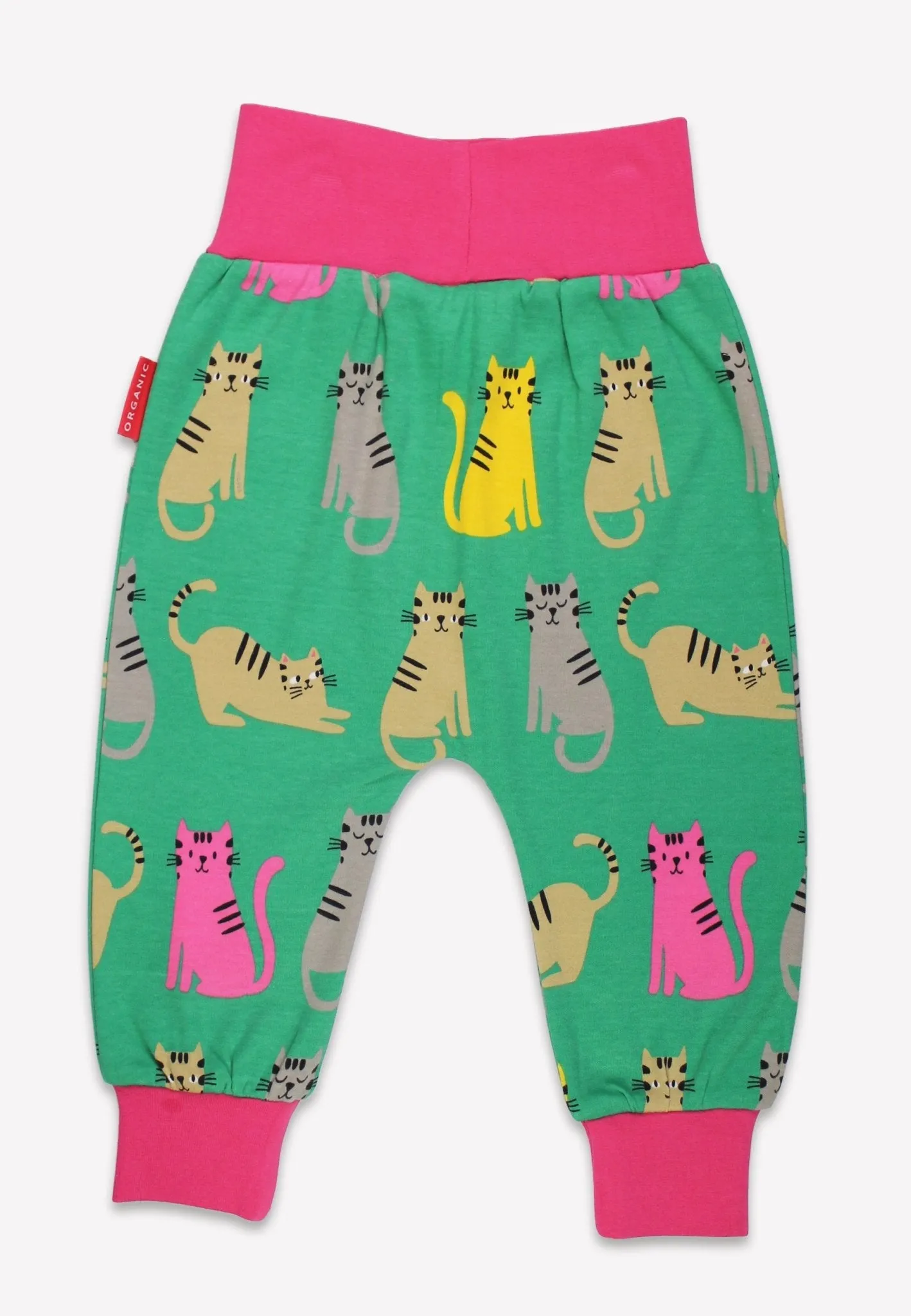 Organic Kitten Print Yoga Pants