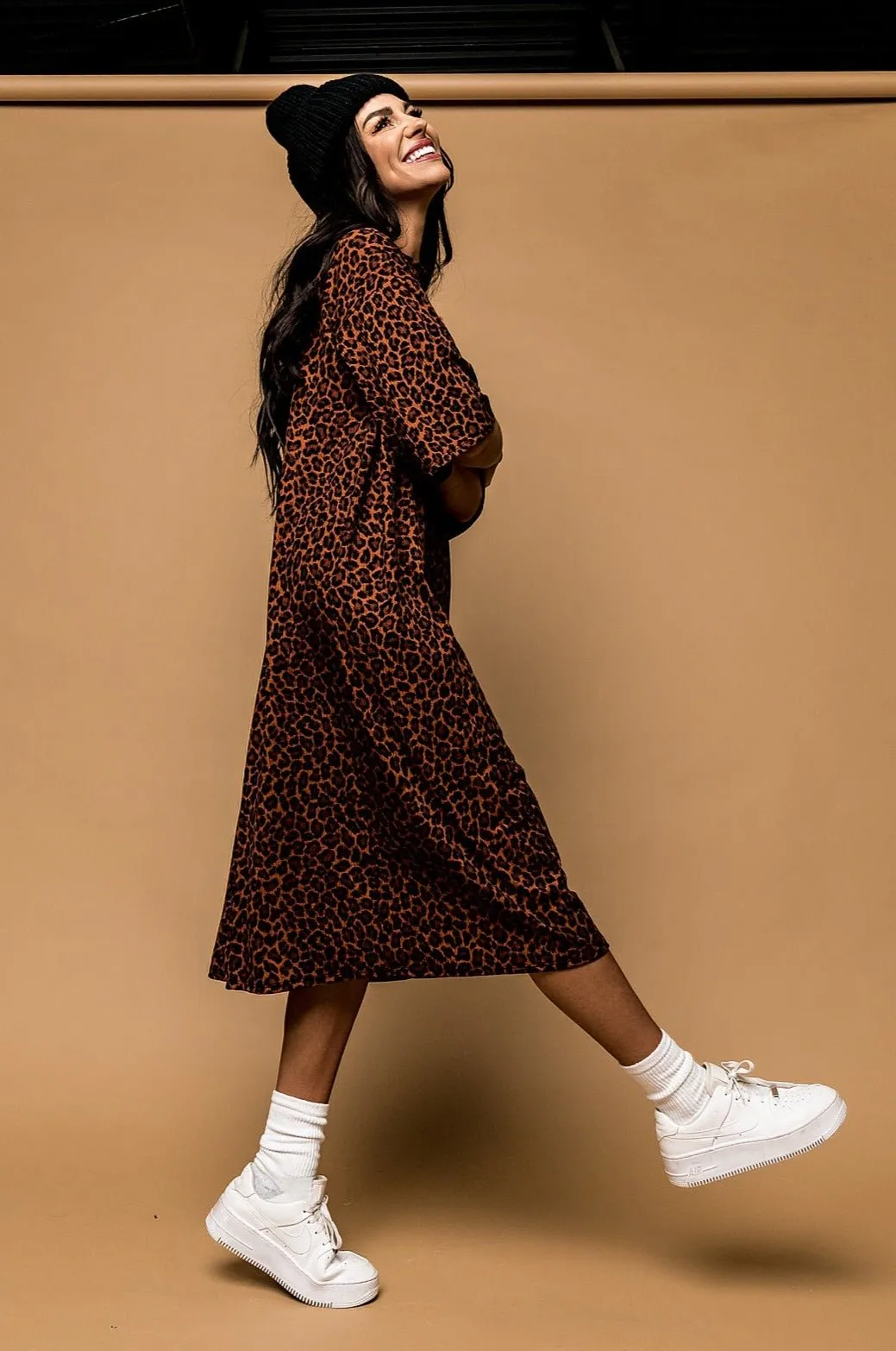 Ozzy Dress in Leopard