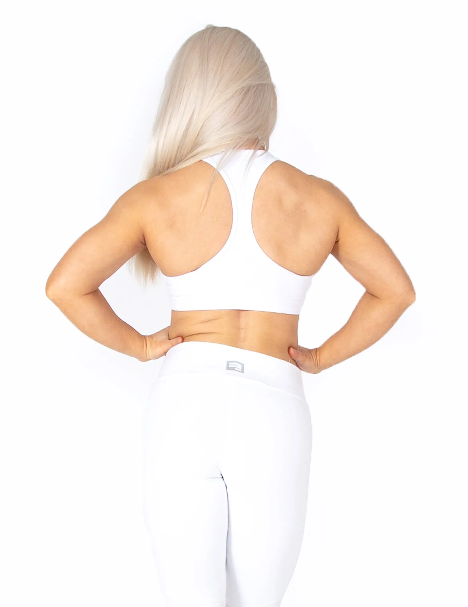 RACERBACK SPORTS BRA - WHITE