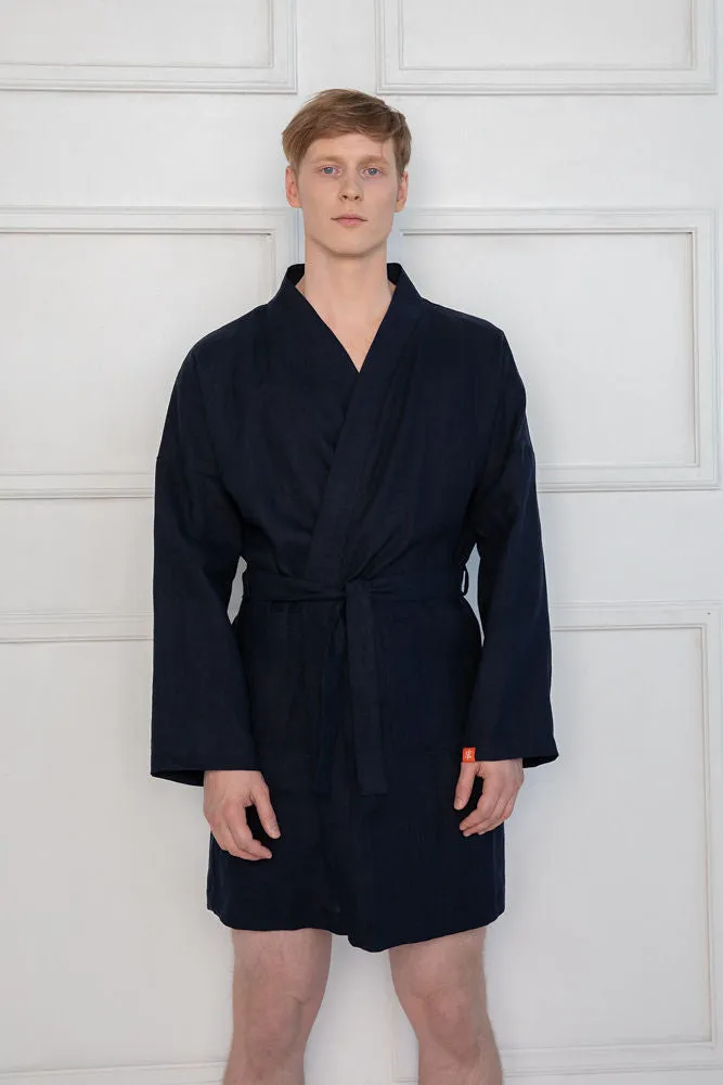 Sofa Killer beige linen men robe