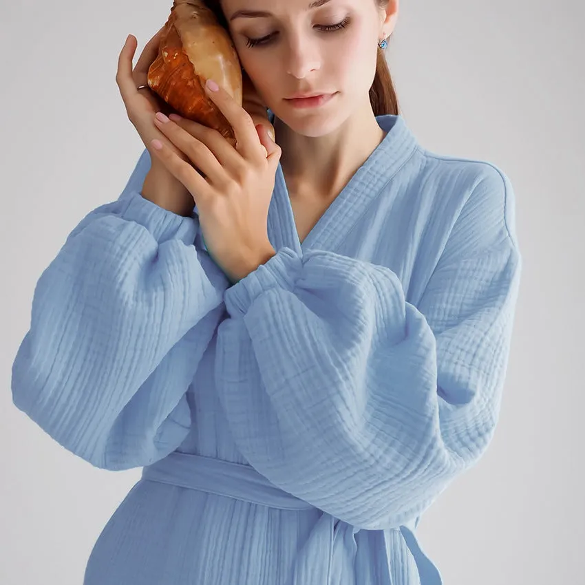 Soft Cotton Gauze Robe