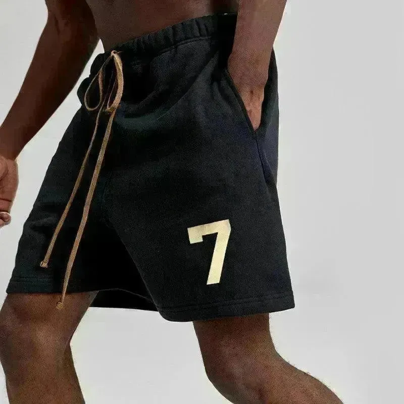 Sports Gym Shorts Digital Drawstring