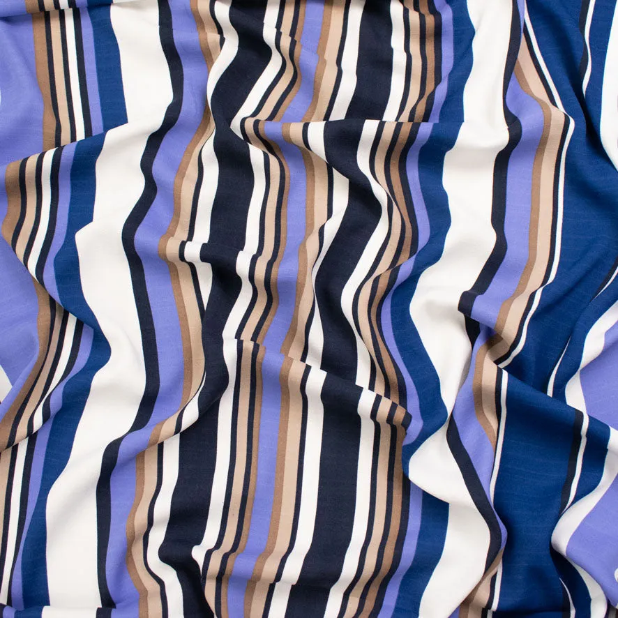 Striped Poly Linen Prints