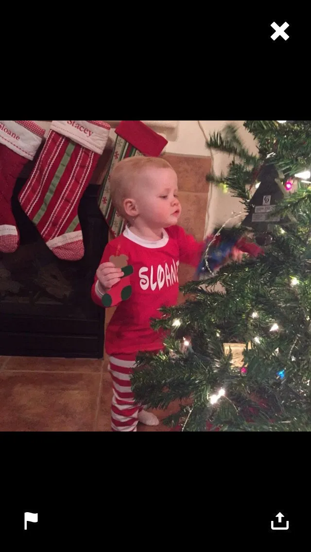 Super Cute Personalized Christmas PJs - Personalized Christmas Pajamas -Christmas Striped Pajamas - Christmas Card - Christmas Outfits