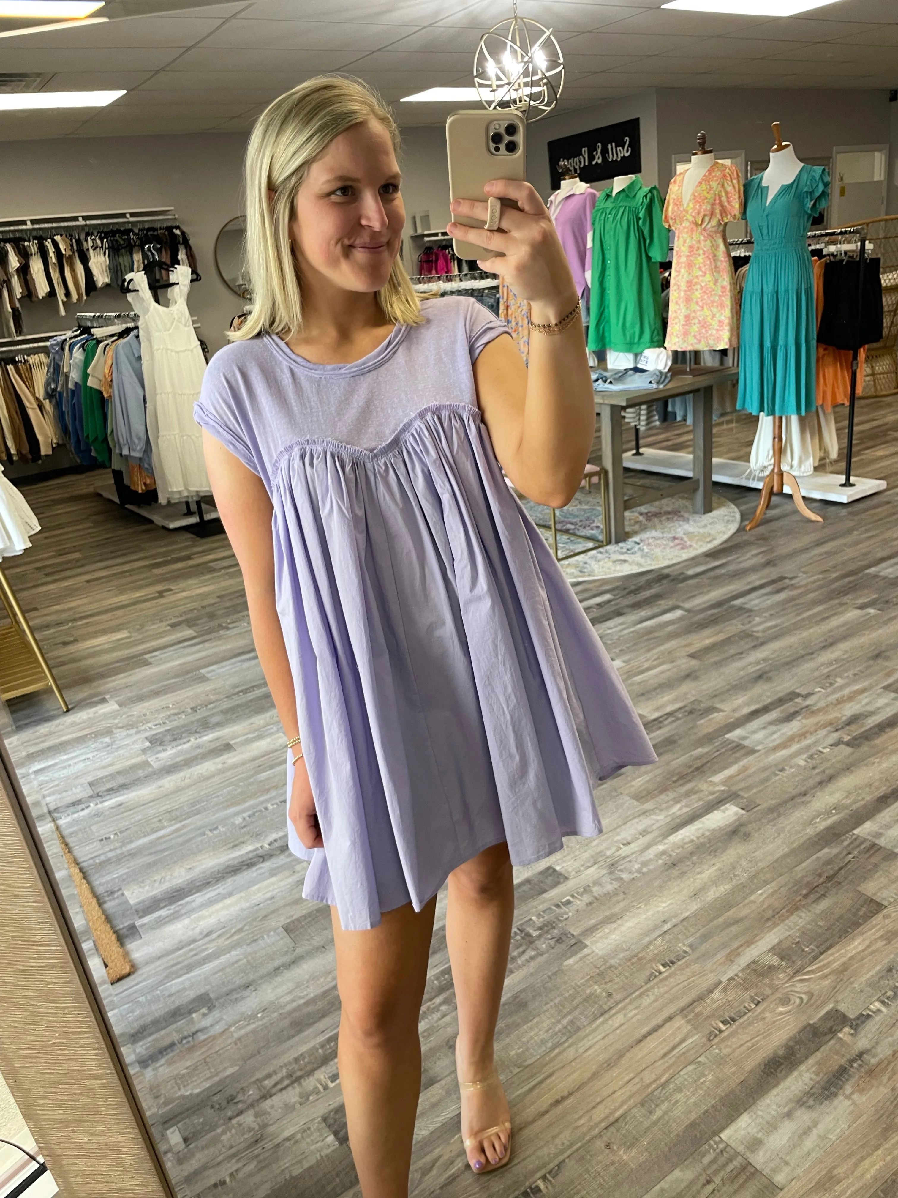 Tee Dress - Lilac