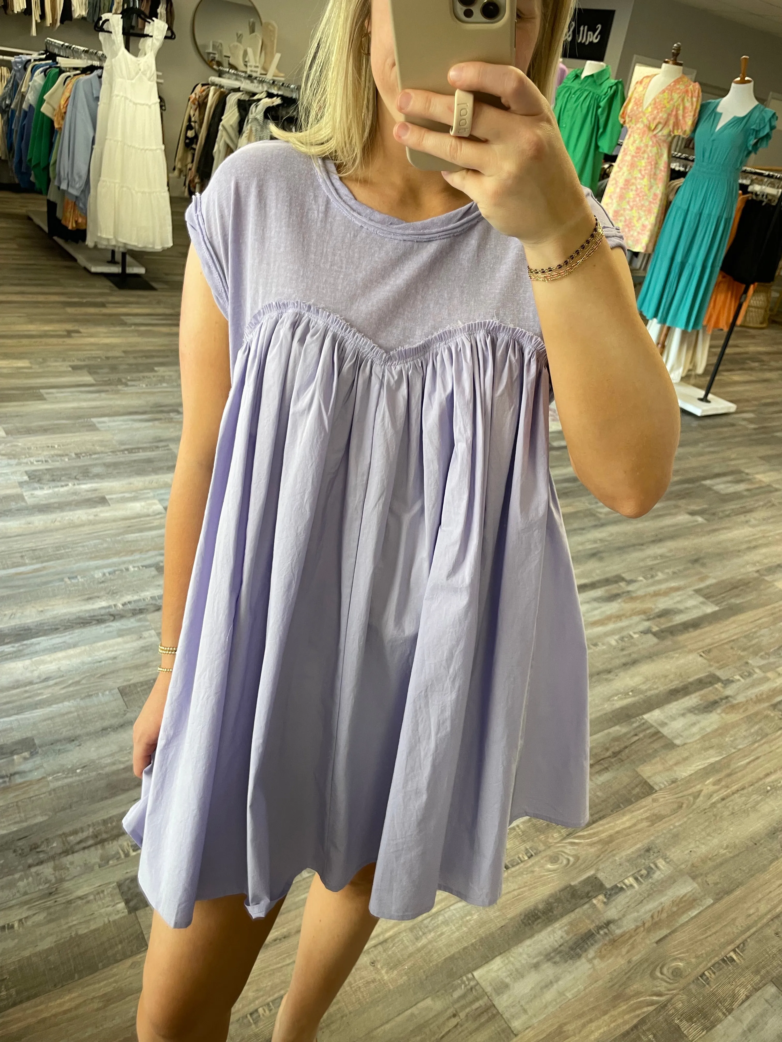 Tee Dress - Lilac