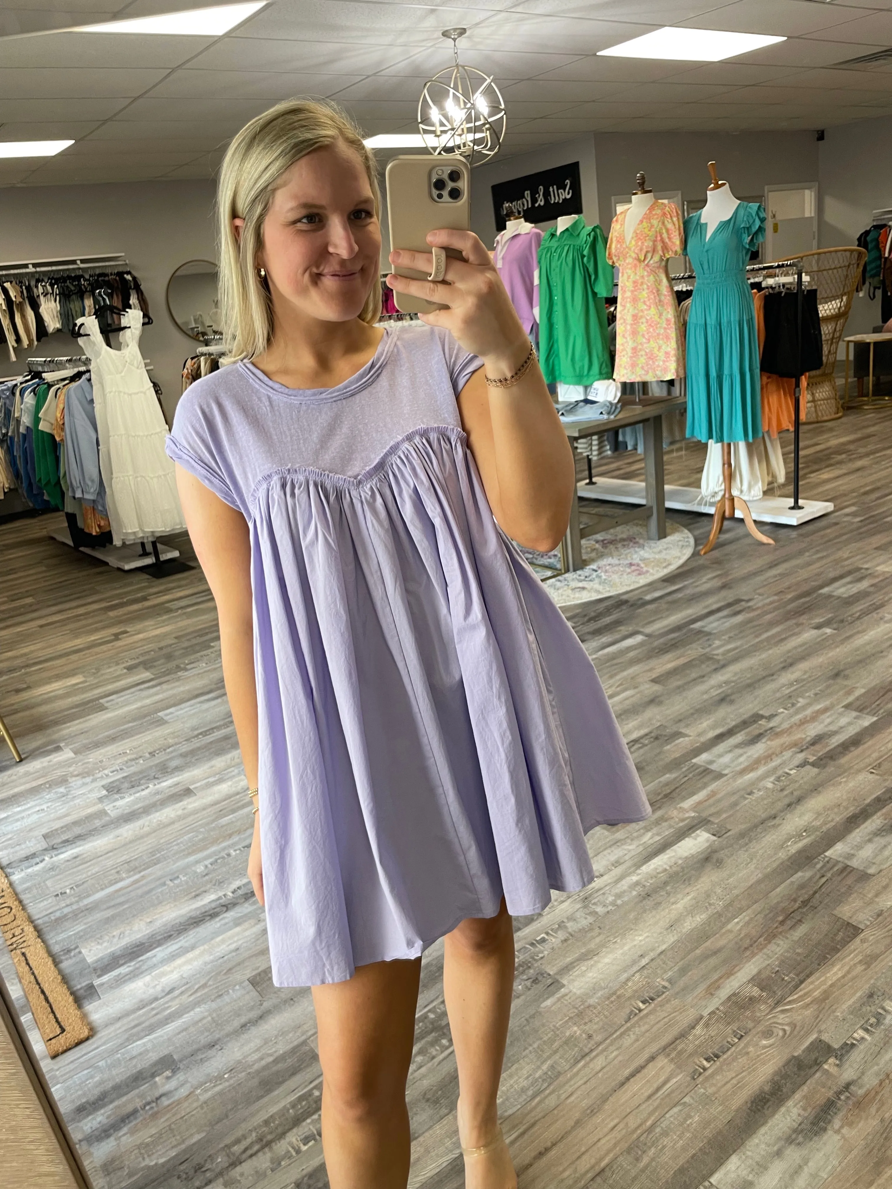Tee Dress - Lilac