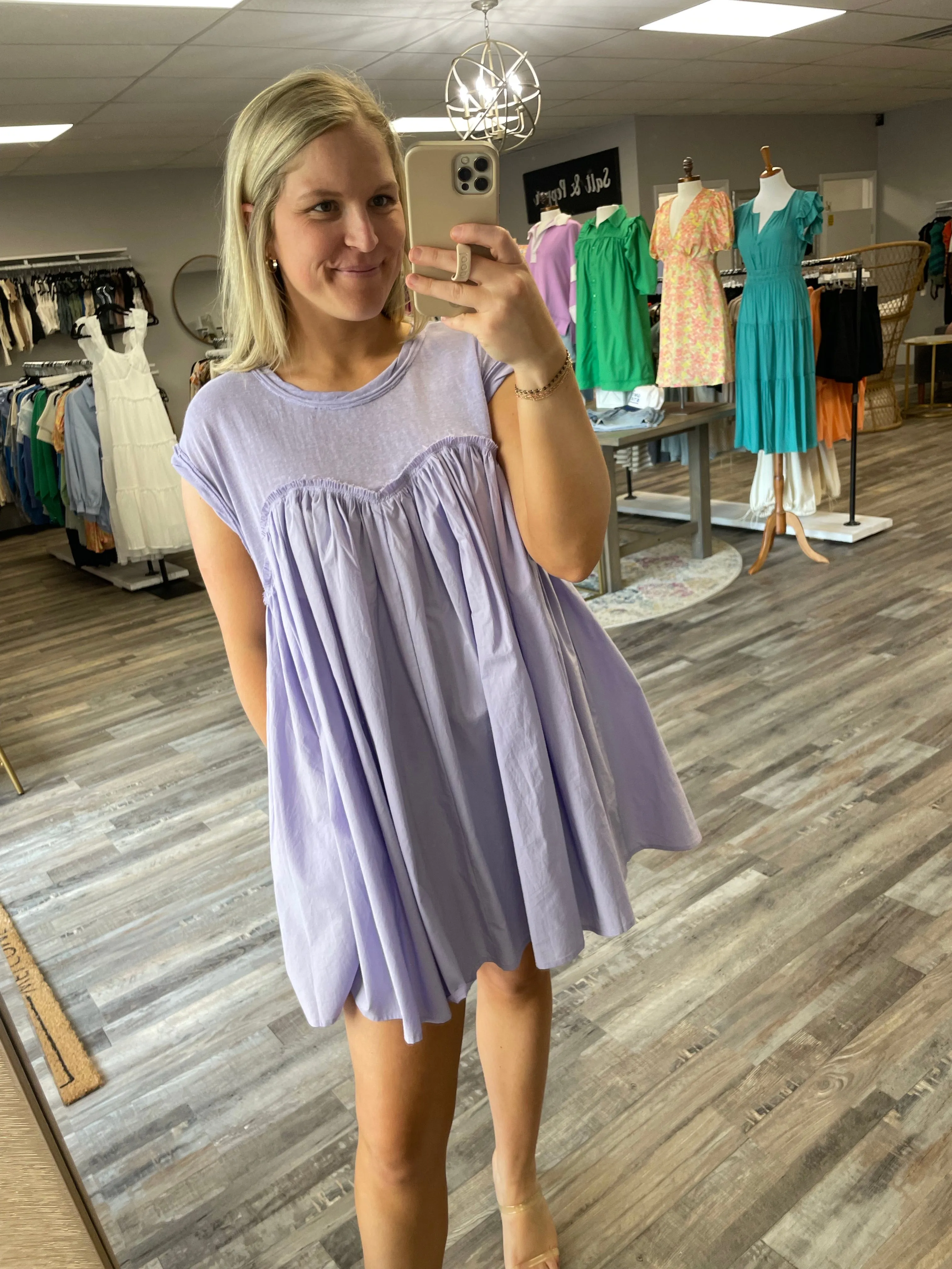 Tee Dress - Lilac