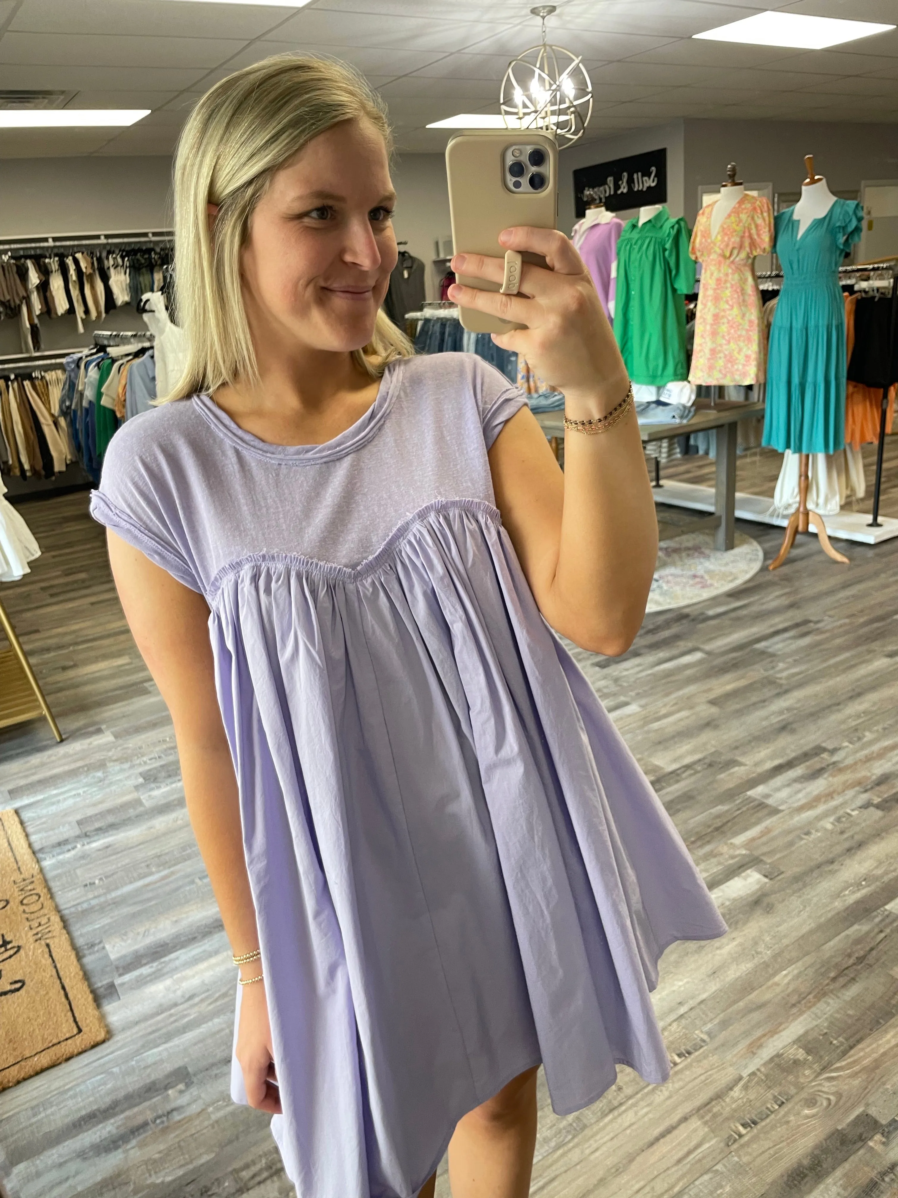Tee Dress - Lilac