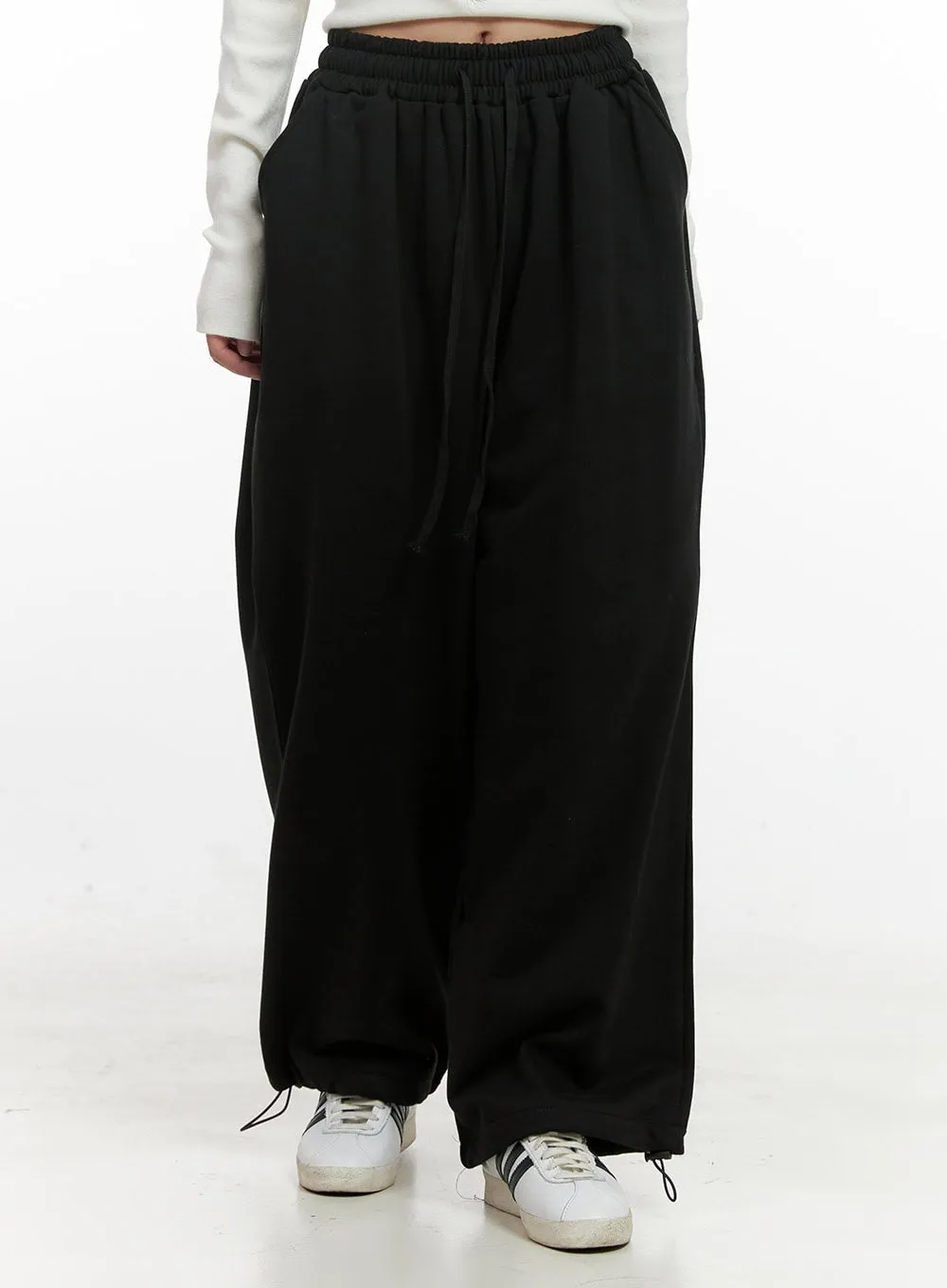 Wide Fit Cotton Sweatpants CN415
