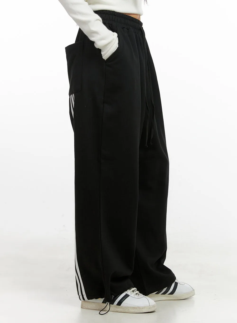Wide Fit Cotton Sweatpants CN415