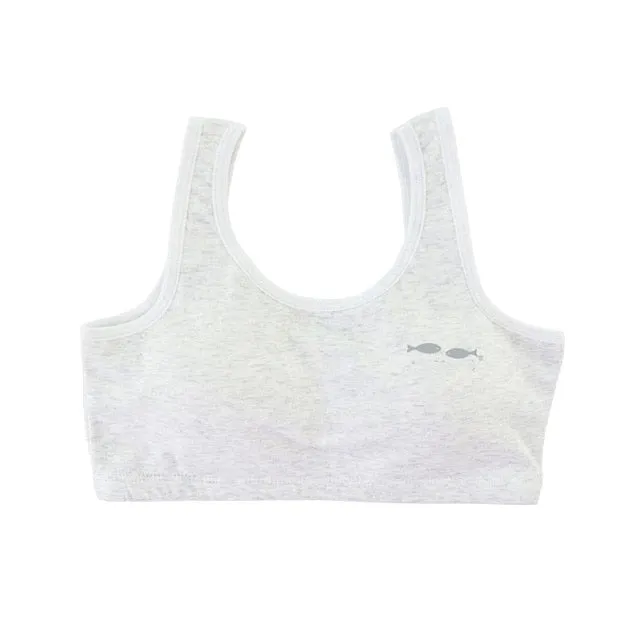 Young Girls Bra Cotton Bra For Girls Teenage Girl Underwear Students Training Bra Children Sports Bra
