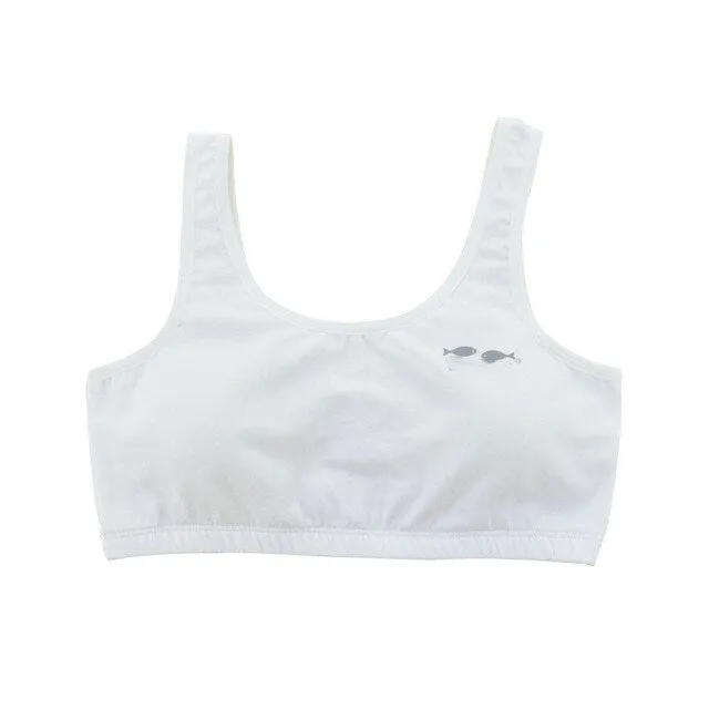 Young Girls Bra Cotton Bra For Girls Teenage Girl Underwear Students Training Bra Children Sports Bra